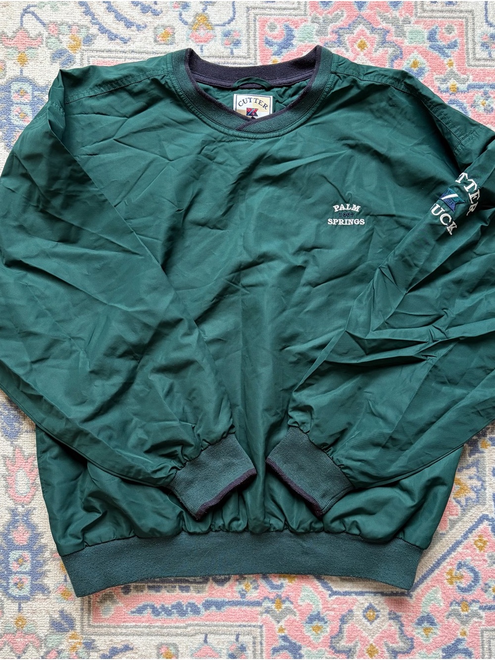 VINTAGE Cutter & Buck Dark Green Crewneck Pullover Sweater